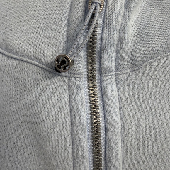 Lululemon Blue Cropped Zip-Up Hoodie - 2 - Picture 3 of 4